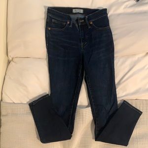 Madewell 9” high rise skinny jean